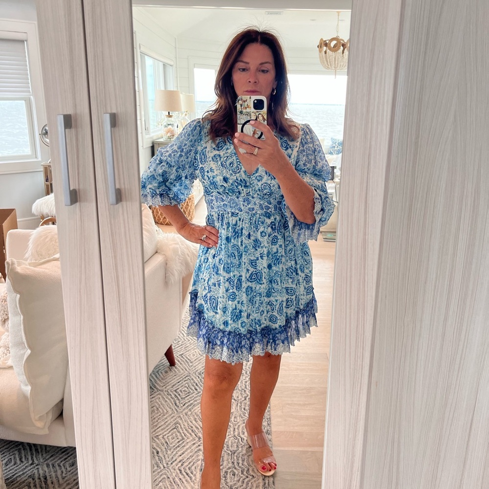 Beautiful Blue and White dress